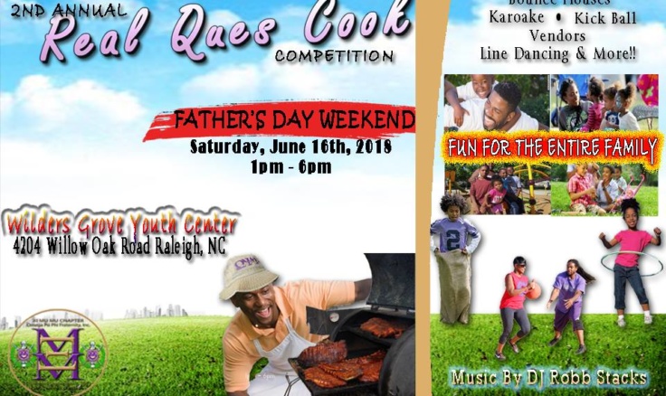 Time to get READY for the 2018 BBQ Season!

The 2018 Real Ques Cook Competition is a community event featuring 10 Competition BBQ Teams who are showcasing their culinary skills!!

It’s Father’s…